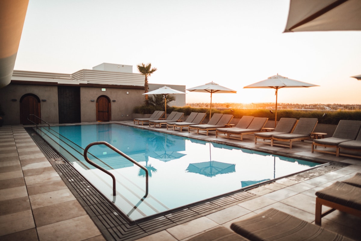 Rooftop Pool Installation