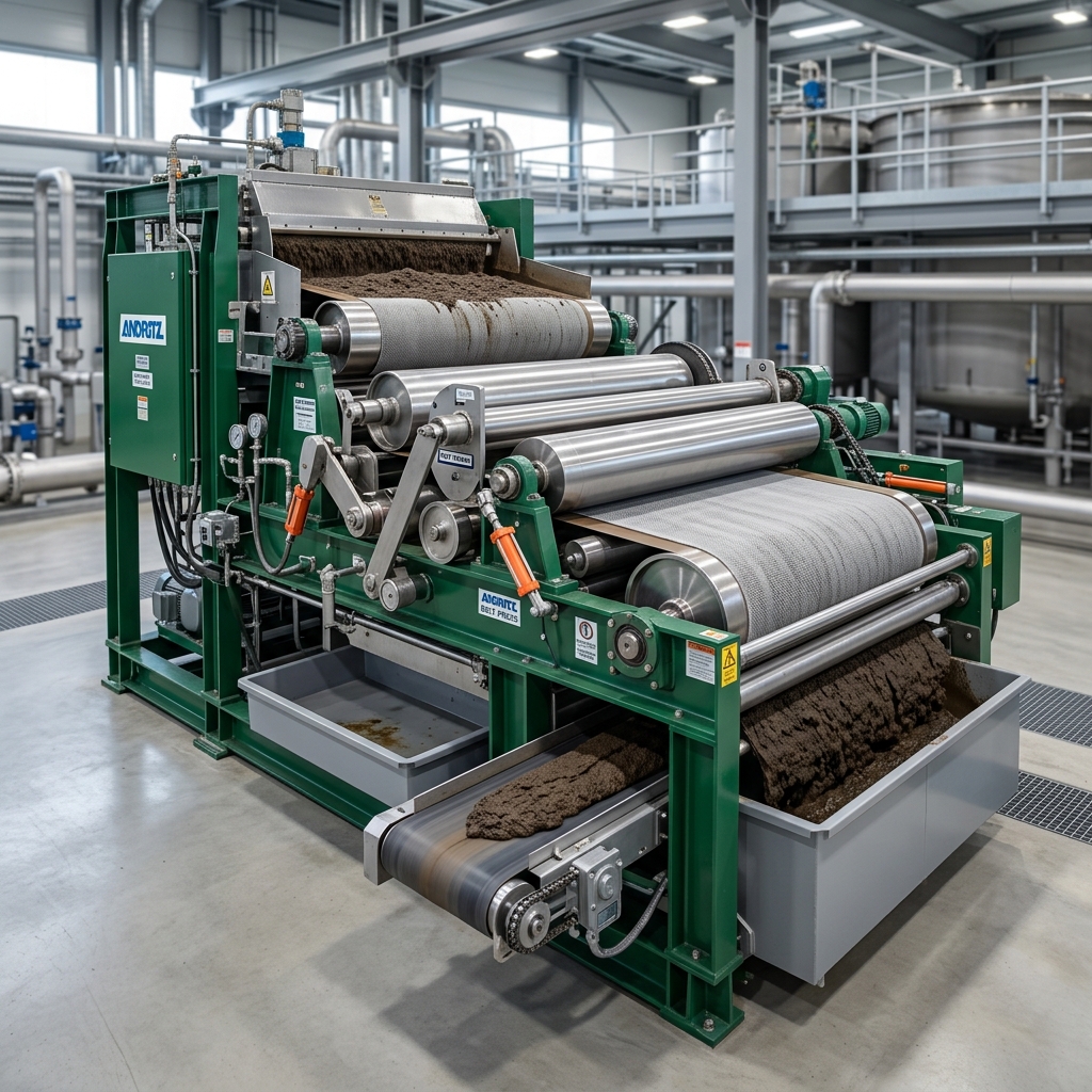 Sludge Dewatering Machine