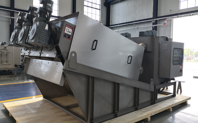 Sludge Dewatering Process Industrial Machine