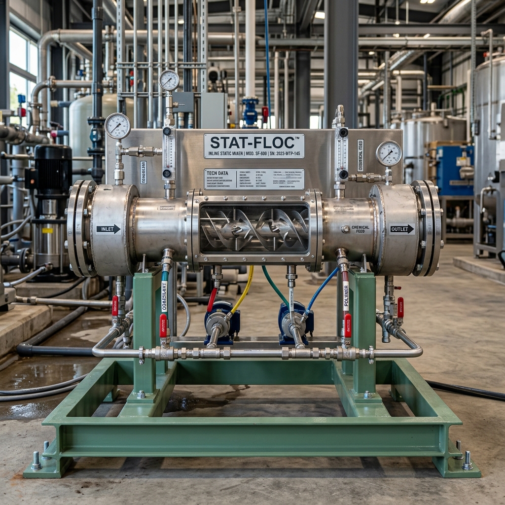 Pipe Flocculator Mixing System